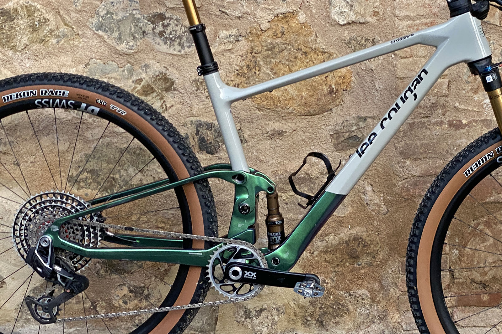 - Marchas Cicloturistas 2024 Bicicleta de montaña XC de carbono ligera Lee Cougan Crossfire Trail de 120 mm, cuadro