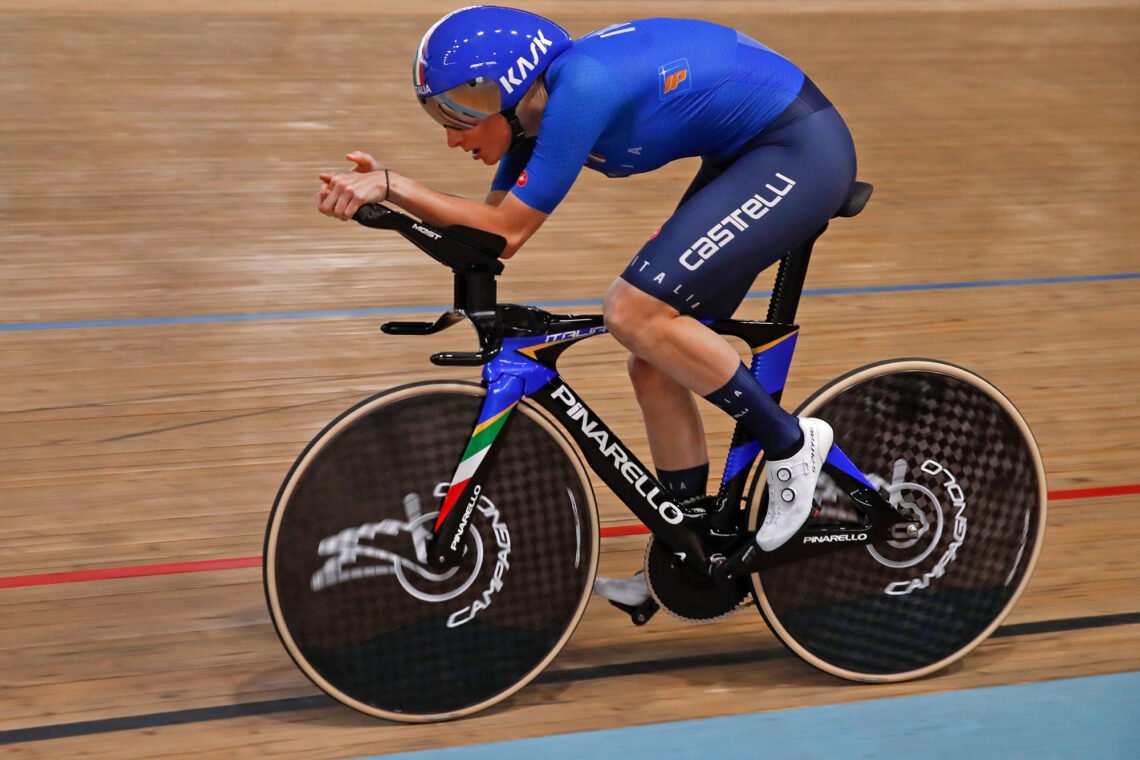 ¿Puede un cuadro de bicicleta de pista Pinarello Bolide F HR 3D de 28.750 € ayudar a Italia a ganar el oro olímpico?