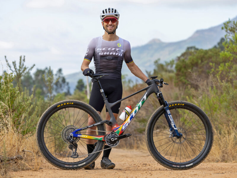 - Marchas Cicloturistas Bicicleta de carrera XC Marathon personalizada Scott Spark RC x Cape Epic para el sorteo de Nino Schurter y WBR, N1NO